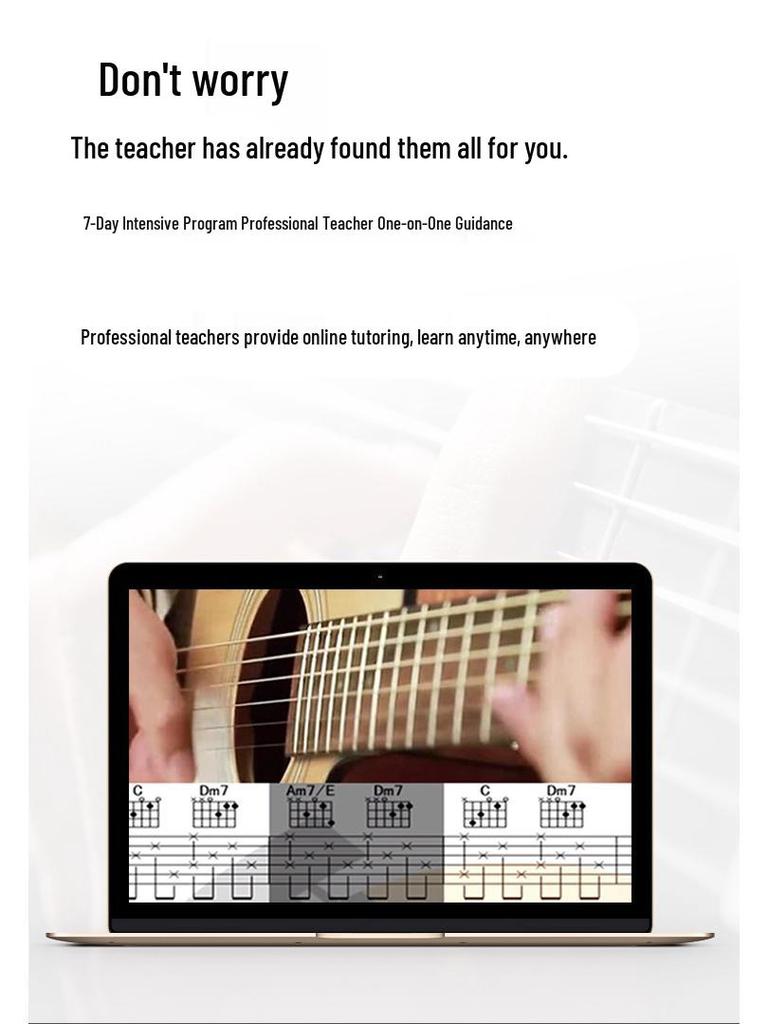 38-Inch Gradient Acoustic Wooden Guitar for Beginners