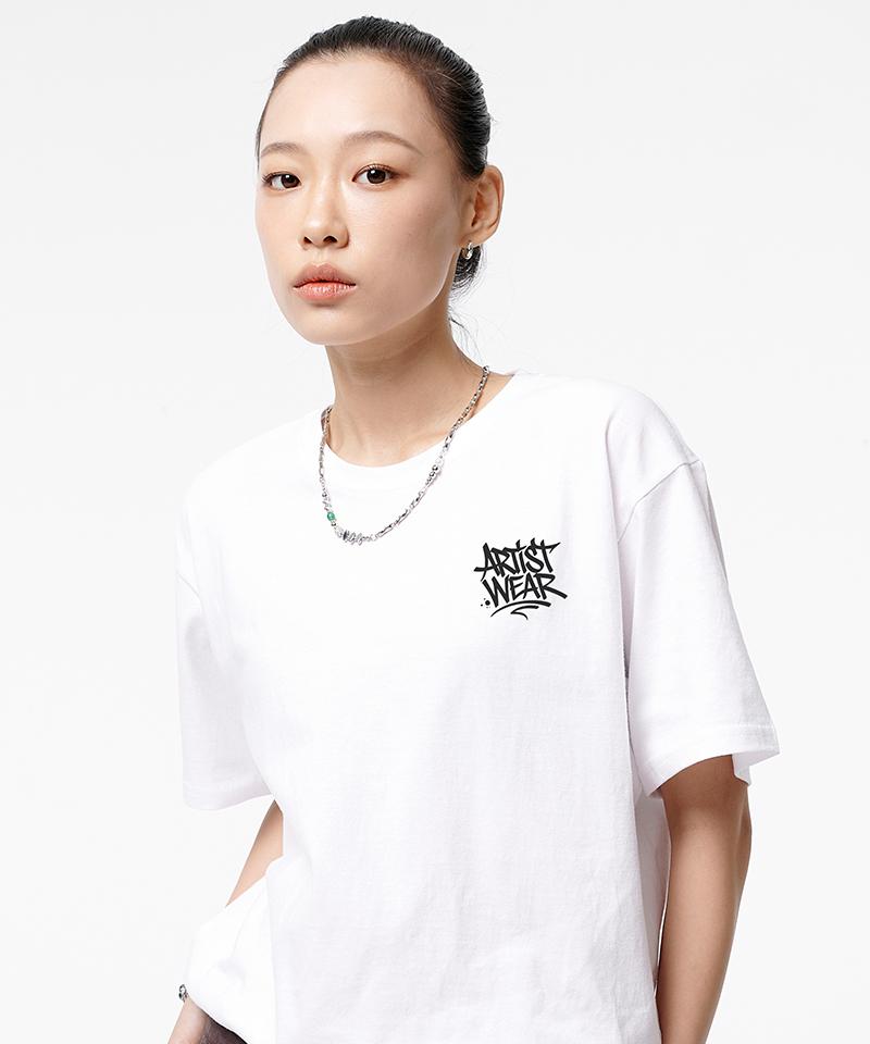 ARTISTWEAR [Atw] Tagging Logo Short Sleeve T-Shirt