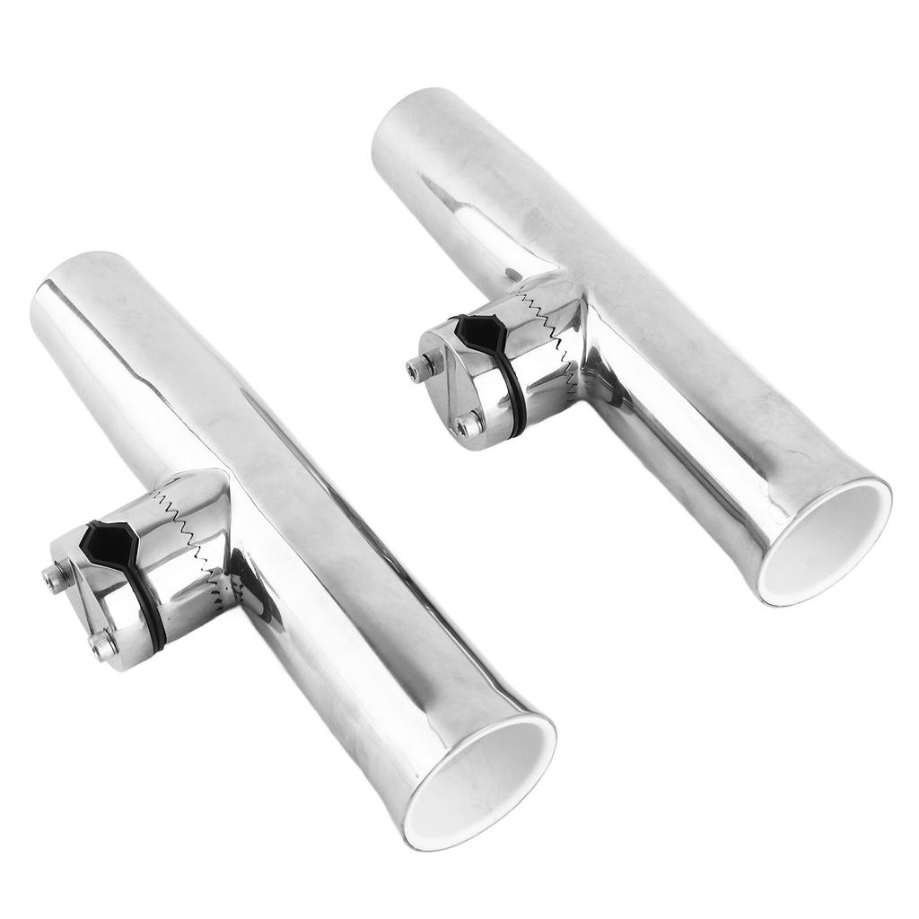 Stainless Steel Fishing Rod Holders 7 8 1in Rail Mount Fishing Pole Bracket Support