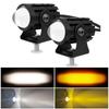 Mini 2-Farben LED-Spotlicht für Motorrad Auto Universal Doppellicht Hohe Leistung Helle Scheinwerferlampe Motorradzubehör D5e9