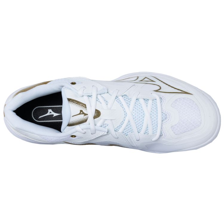 Mizuno Wave Claw 3 Wide White Gold Unisex Sneakers Silver 71GA244341