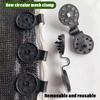 200Pcs Shade Cloth Clips Shade Fabric Clamps Grommets For Net Mesh Cover Sunblock Fabric In Garden Backyard Greenhouse Fixer
