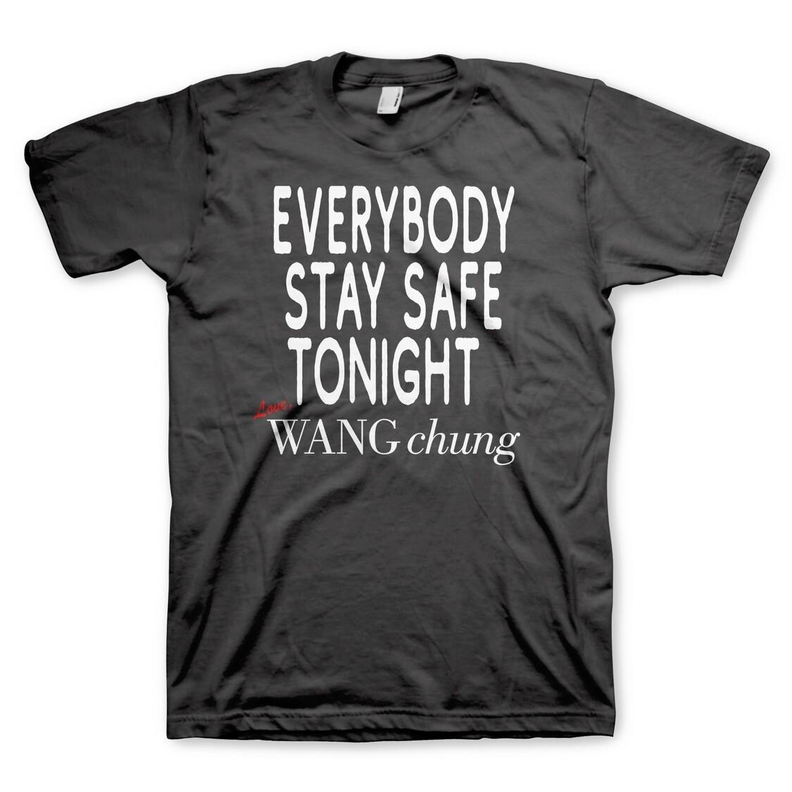 Wang Chung Stay Safe T-Shirt Mens Womens Tees Top 3XL