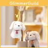 Plush Dog Bell Toy Keychain Stuffed Doll Animal Cartoon Pendant Gift Decoration