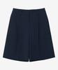 Mind Bridge Woman [W] Belted Single-Pleat Knee-Length Shorts - 2 Colors