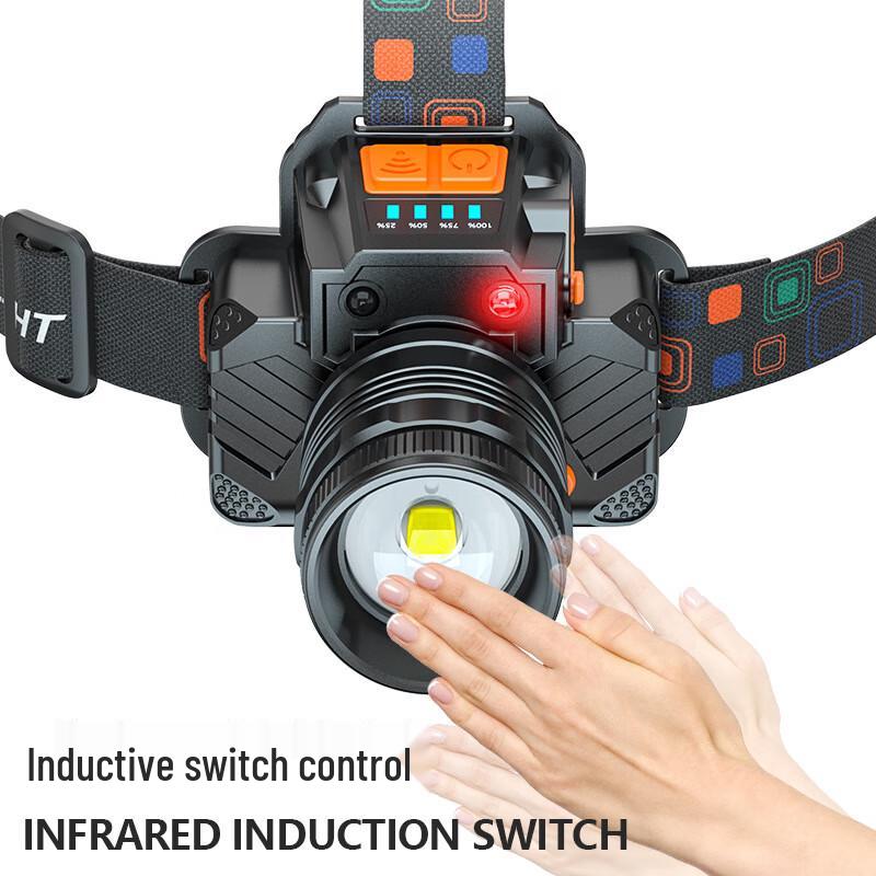 Nu Feng Super Bright USB Rechargeable Induction Headlamp
