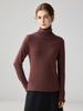 Women's Cashmere High-Neck Loose Pullover Knit Sweater