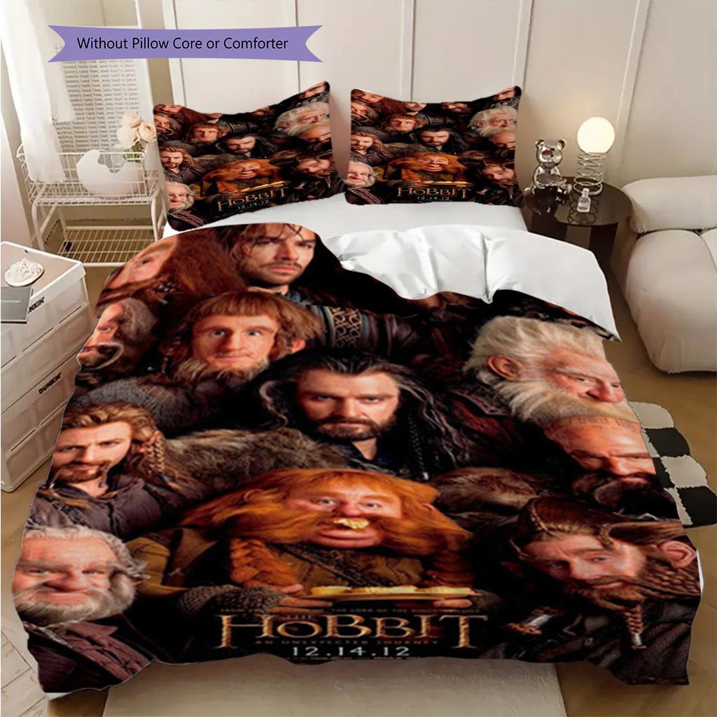 The Hobbit Journey Threepiece Set 1 Duvet Cover 2 Pillowcase Without Core Bedding Set Duvet Cover And Pillowcase Soft And Comfortable