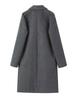 Women's Solid Color Loose Slimming Long Coat - Autumn 2023 Collection