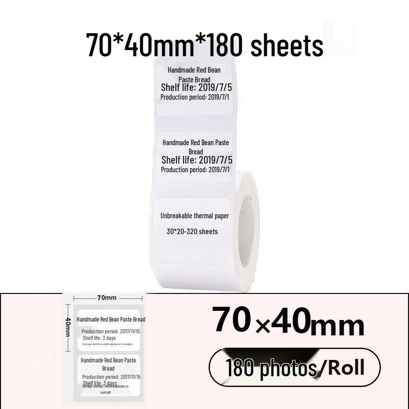 Jingchen B3S P50 T260 Food-Grade Waterproof Thermal Label Paper