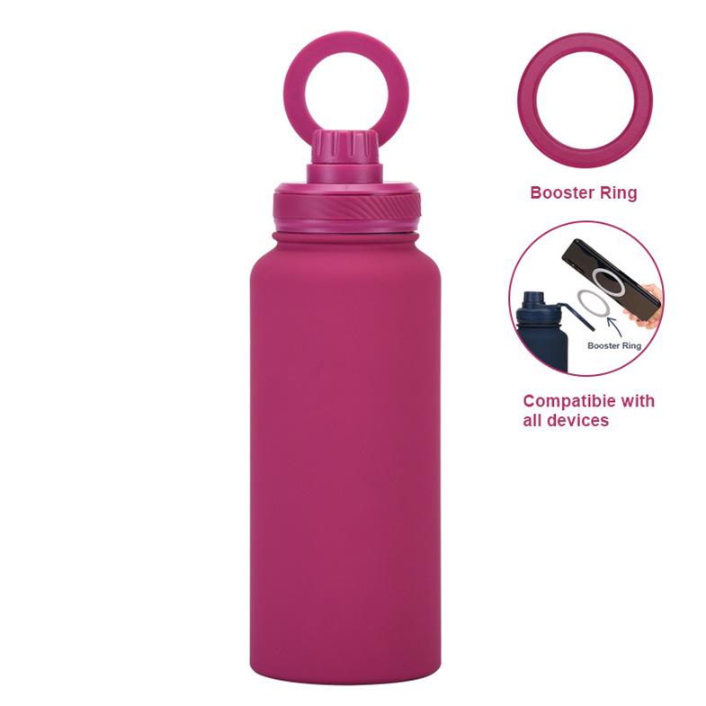 Magnetic Lid Sports Water Bottle