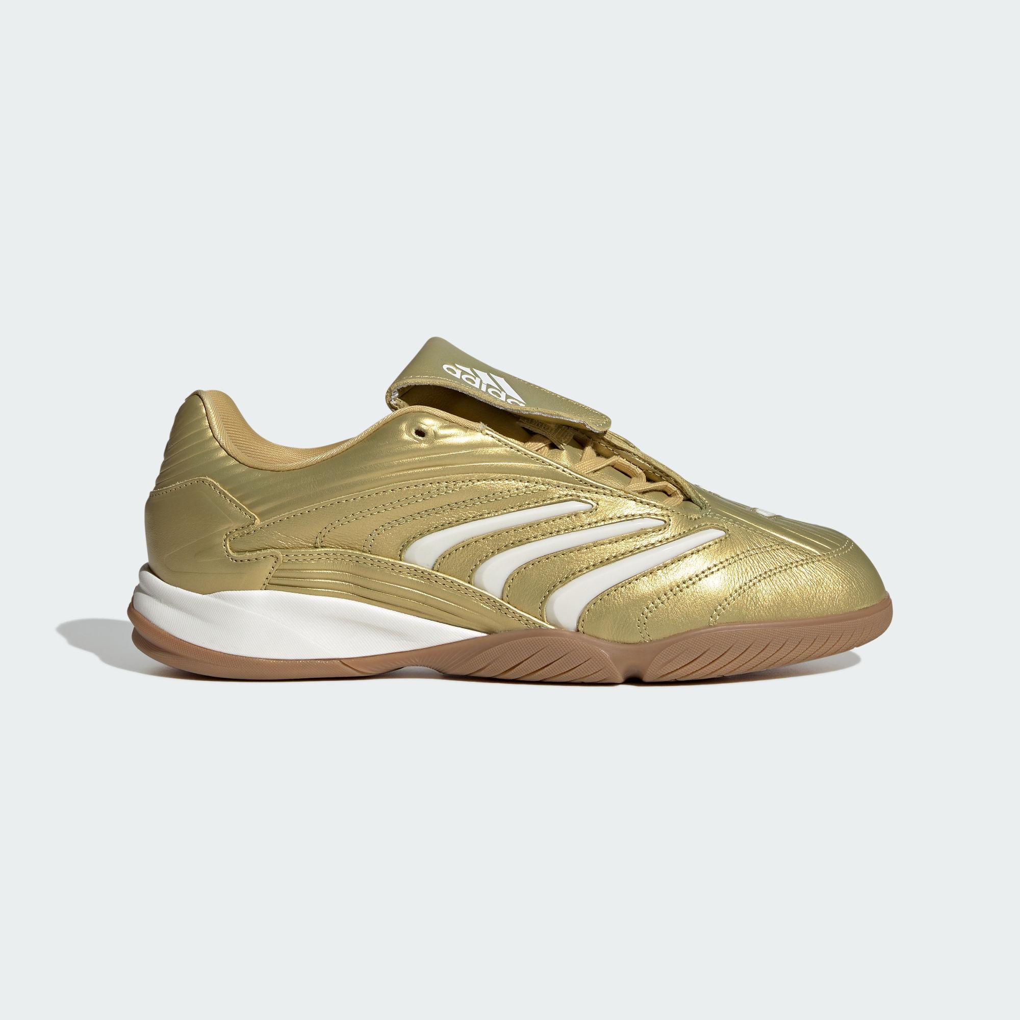 Adidas Predator Sala Soccer Shoes Unisex Gold 40.5