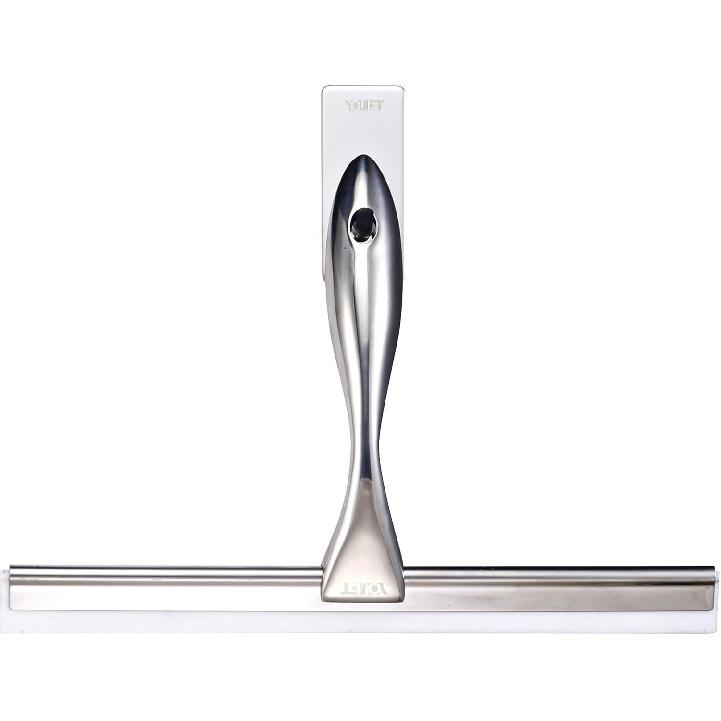 All-Purpose Shower Squeegee for Showers,Bathroom, Window and Car Glass,Heavy Duty Stainless Steel,10 ,10 Inches