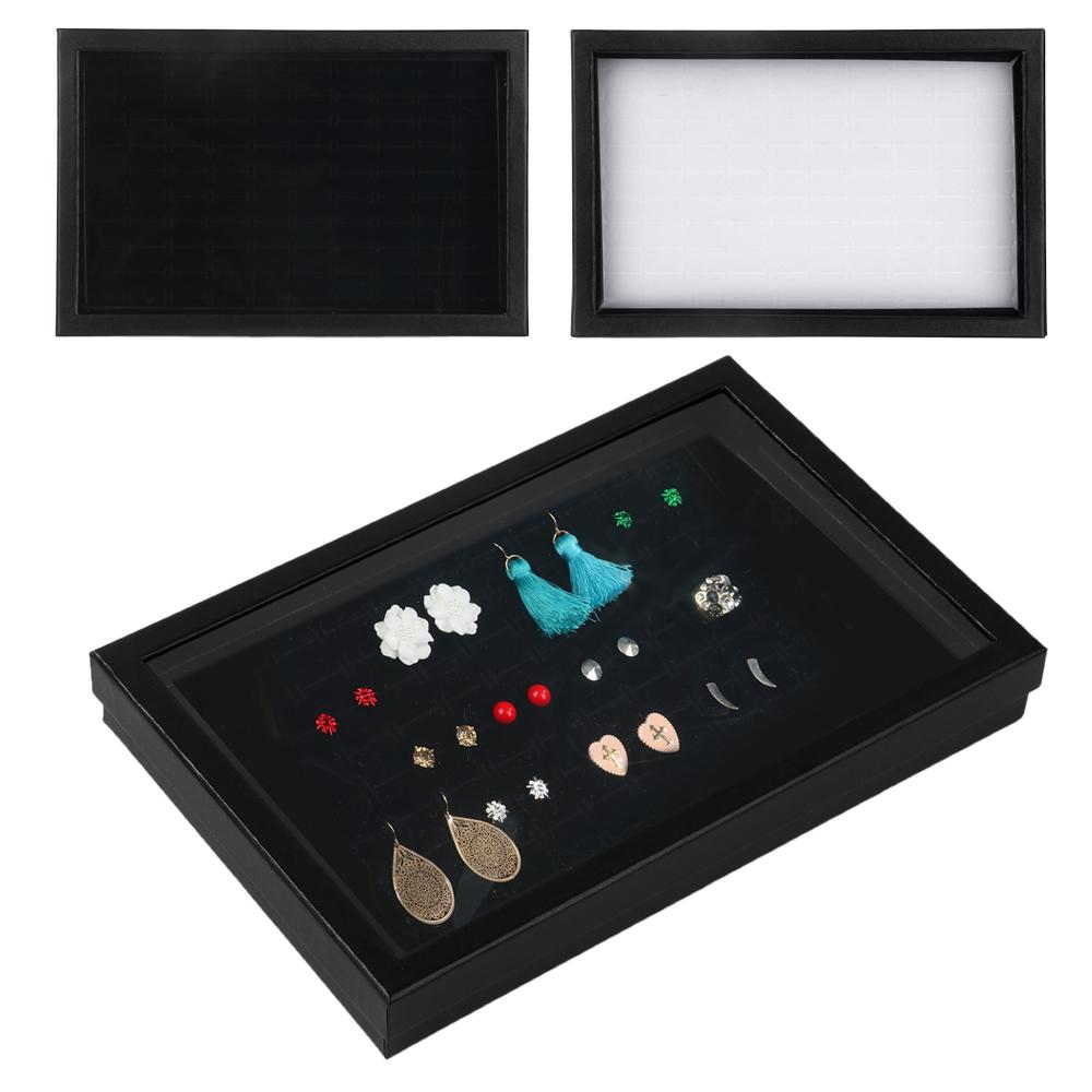 

Женский витрина, контейнер для колец, коробка для ювелирных изделий, органайзер для хранения сережек, лоток-держатель