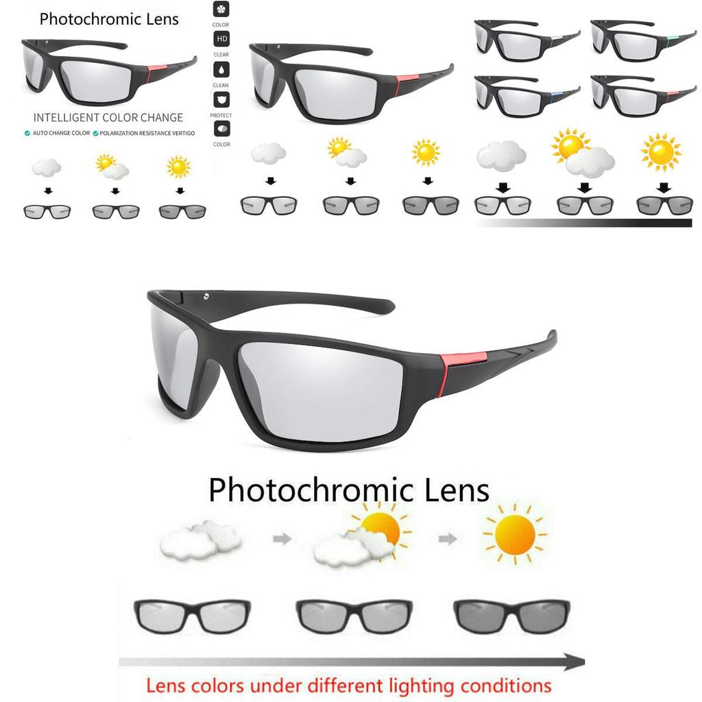 High Definition Men Polarized Photochromic Sunglasses For All Day Comfort And Style