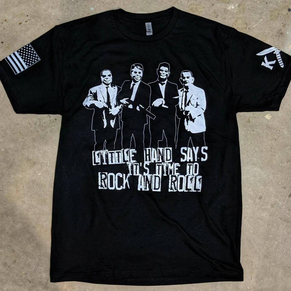 KxO Rock and Roll Graphic T-Shirt Point Break Surfs-Up Ex-Presidents America Tee Unisex T-Shirt S