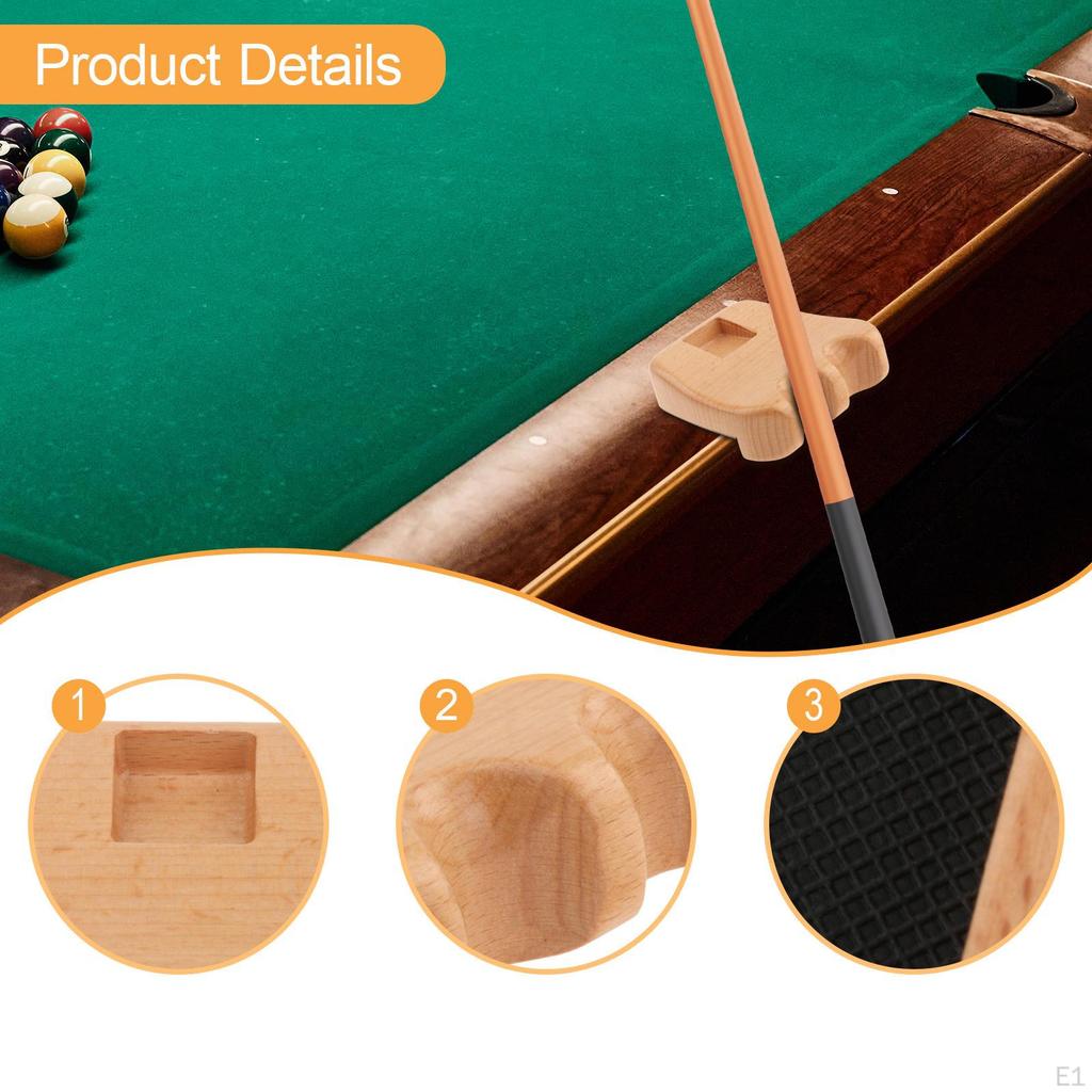 Cue Holder Stick Accessories Portable Cues Rest Claw for Community Center Billiards