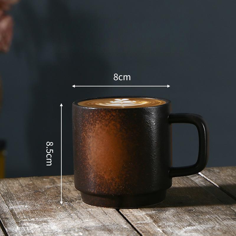 Ceramic Mug Coffee Mug Latte Mug Milk Cup Breakfast Cup Vintage Japanese Tea Cups 300ml