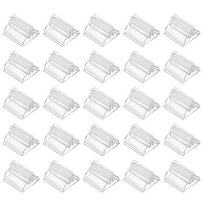 20x Playing Card Holders Plastic Photo Holders Transparent Sign Holders Sign Stand Business Card Holders Stand for Party