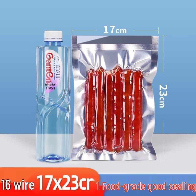 Half-Clear Aluminized Foil Vacuum Seal Bags