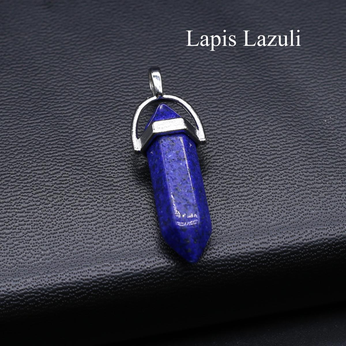 

1шт натуральный камень шестиугольный конус кулон, рейки целебные кристаллы агат драгоценные камни подвески для DIY женщин мужчин ожерелье ювелирные аксессуары, очень дешево 1Pc/13×40mm