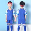 Kids Soccer Jersey Set Short Sleeve Team Uniform Boys Girls Kindergarten School Sports Performance