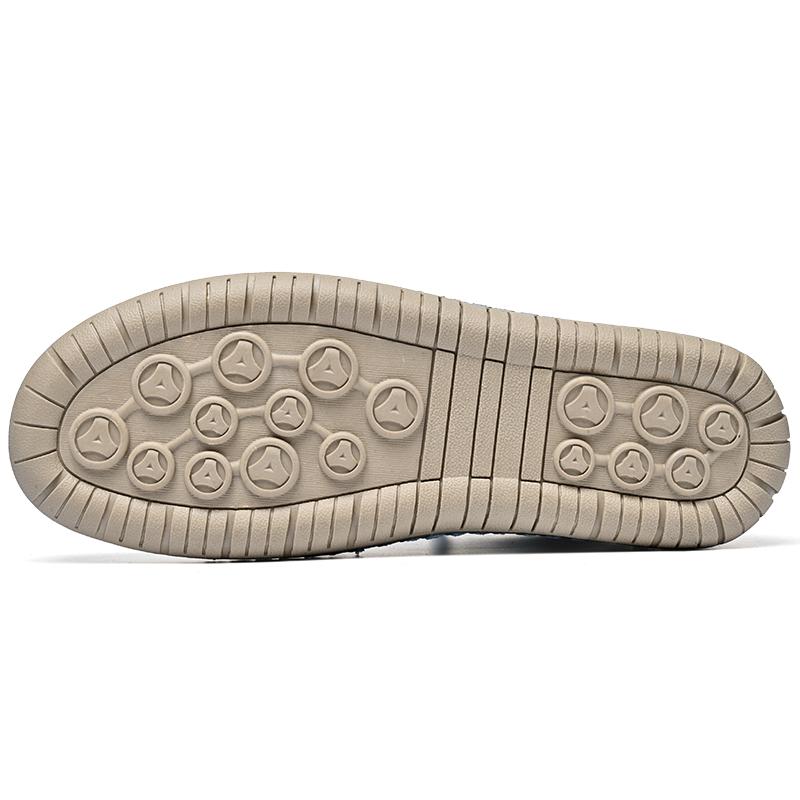 Women's Sneakers Round Toe Leather Shoes Fashion Casual Solid Color Zipper Boots