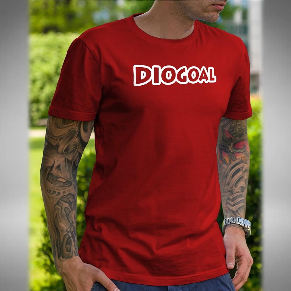 

Diogoal Men s T-Shirt Funny Liverpool Diogo Jata Inspired Portugal XL