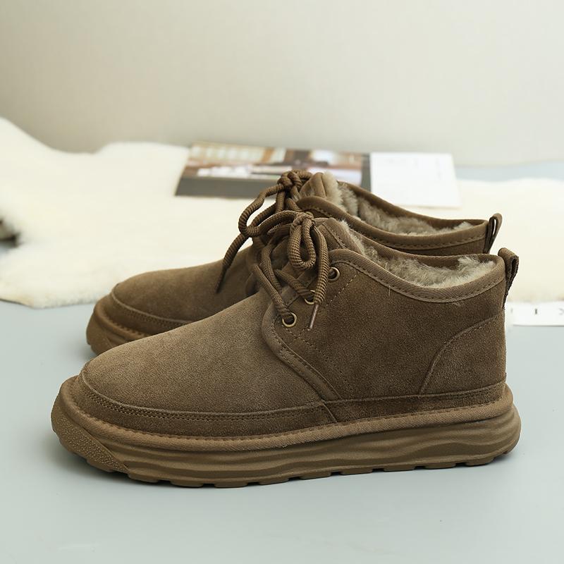 

Жіночі вовняні вуличні снігові чоботи жіночі хутряні інтегровані водонепроникні нековзкі теплі бавовняні чоботи зимові низькі потовщені короткі чоботи 40