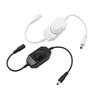 5V/12V 24V LED Knob Dimmer Switch DC USB Female To Male Extension Cord with Rotary ON OFF Controller White Black Strips Lights