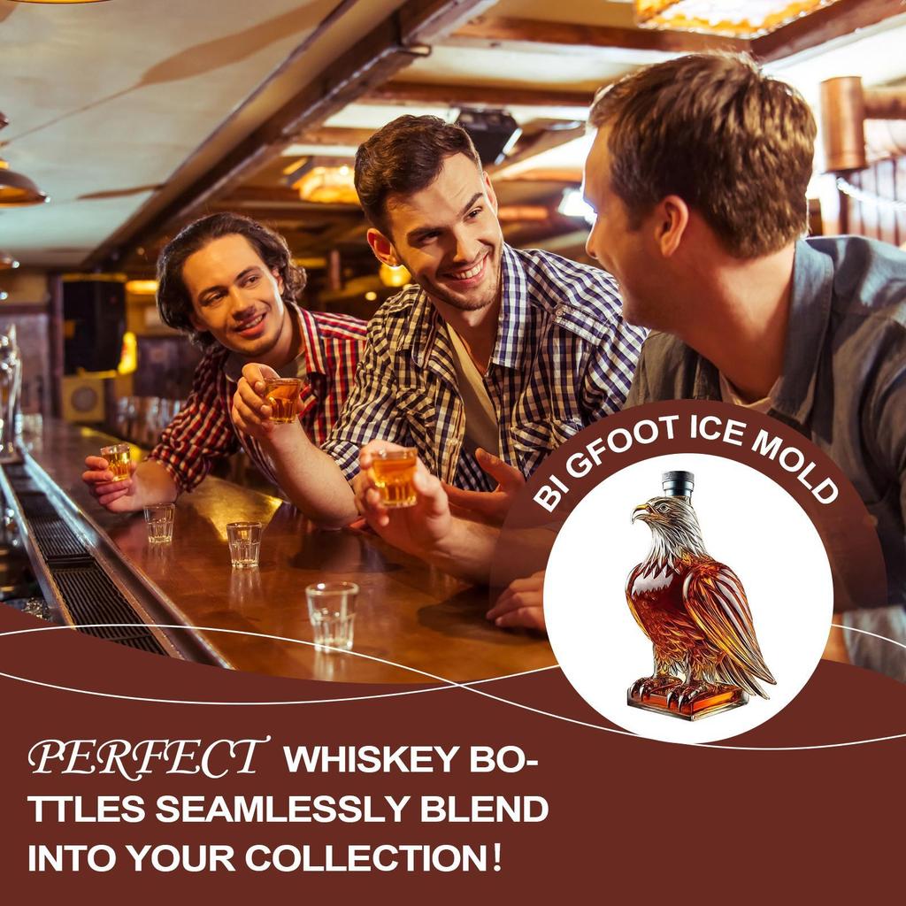 Whiskyflaschen Whisky Adler Glas Karaffe Lustiges Sammlerstück Spirituosenbehälter für Zuhause Rotwein Bier Sammler Junggesellenabschied