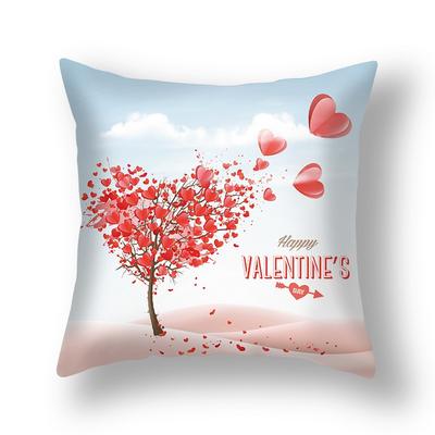 New Valentine's Day Pillow Cover Home Pillow Cushion Sofa Cushion Linen Pillow Cover