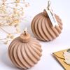 Diagonal Stripes Silicone Candle Mold DIY Scented Candles Rotate Ball Craft Molds Soap Resin Plaster Making Home Decor Supplies