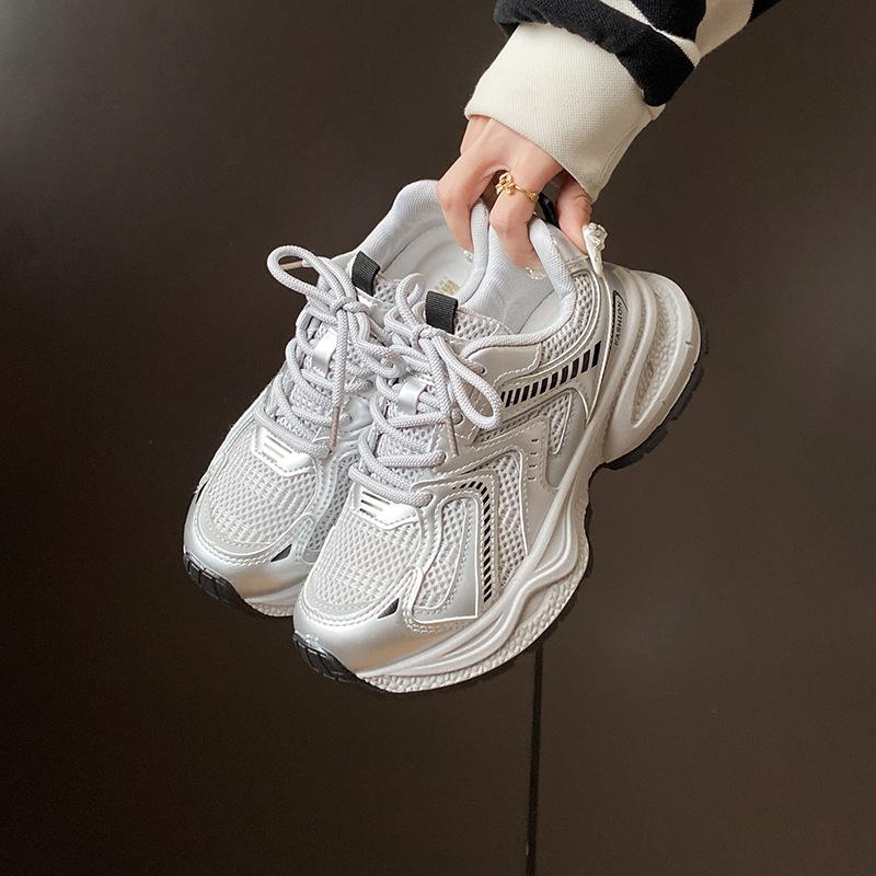 Ins Korean Version of the New Dad Shoes for Women 2025 Autumn Student Sports Running Shoes Casual Shoes Platform Height Increase 2830