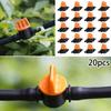 20 Pcs 4mm Mini Ball Valve Inline Shut Off Water Tap Hose Connector Tool Garden