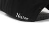 Heiteo H Leather Patch Ball Cap Black