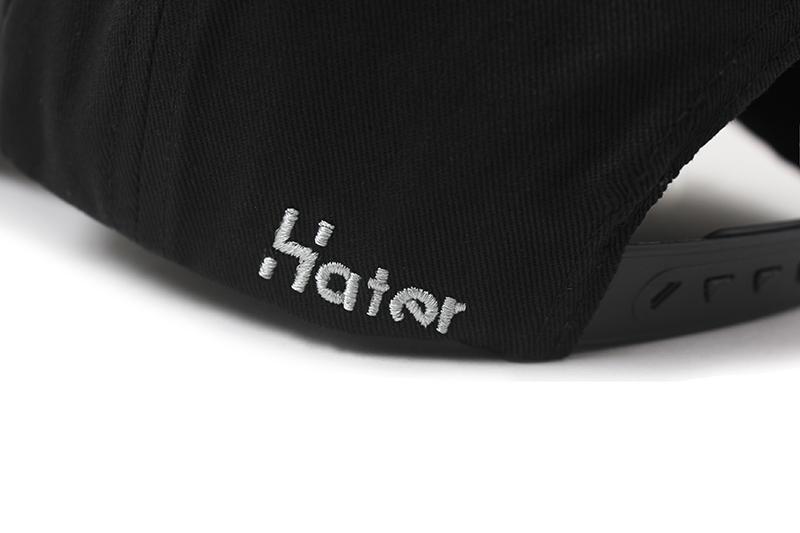 Heiteo H Leather Patch Ball Cap Black