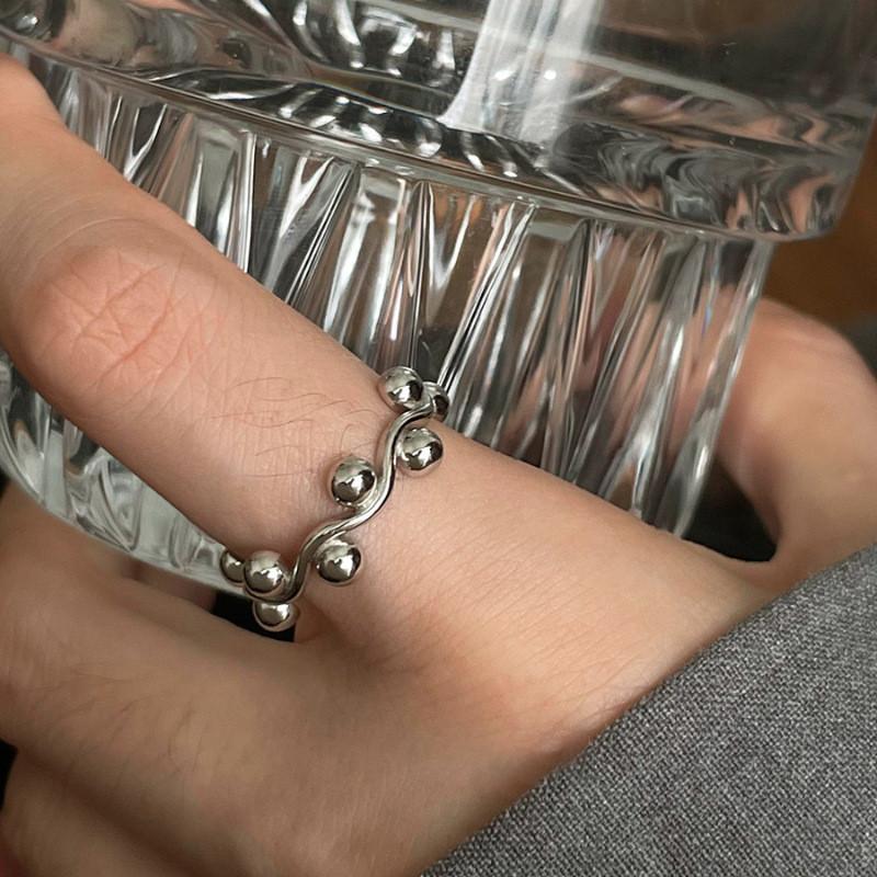 

Современное регулируемое медное кольцо для женщин с уникальным винтажным геометрическим дизайном 2024 года J4728