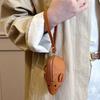 PU Leather Mouse Shape Coin Purse Creative Animal Change Purse Keychain Wristlet Pouch  Travel