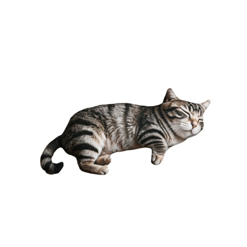 PP Cotton Filled Animal Body Pillow Plush Material Cat Keychain Animal Cushion Doll Toys For Kids