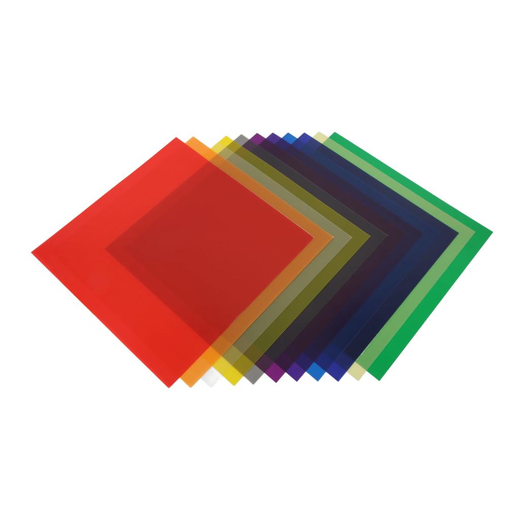 Color Filter Film High Translucent Universal Color Correction Gel Filter for Strobe LED Light