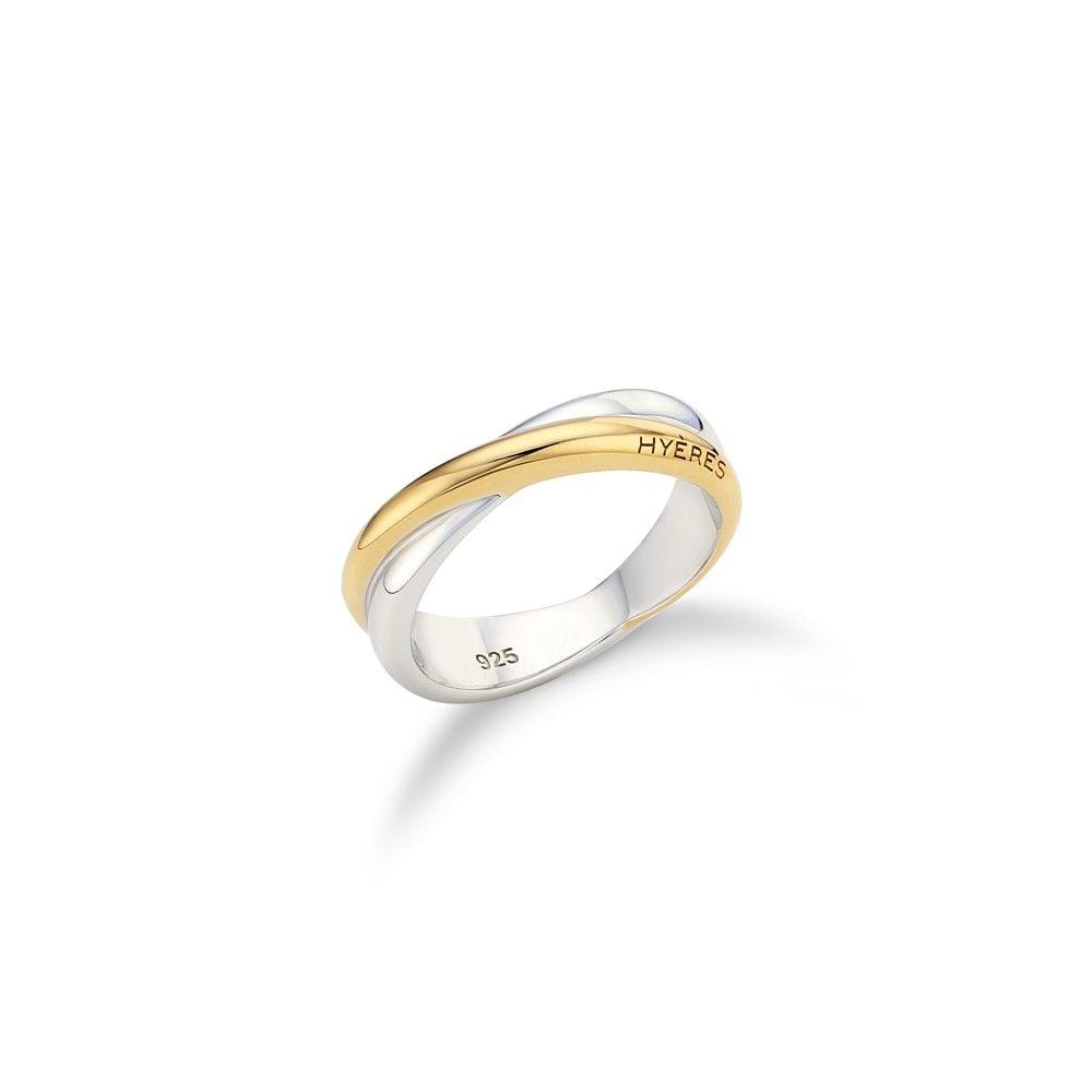 Subni Silver (C) Twist Slim Ring Hl6R49648C9