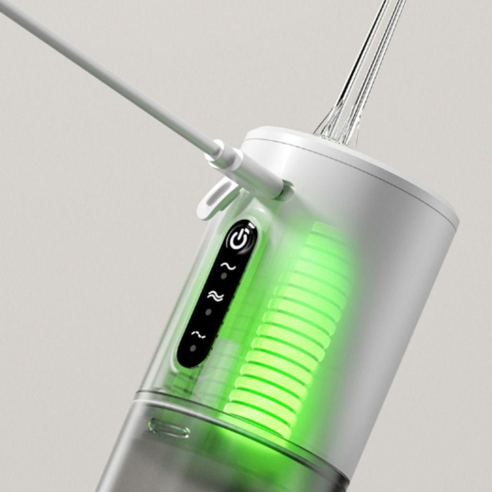 USB Charging Oral Irrigator Deep Clean Portable Teeth Cleaner Three Frequency Pulses Dental Scrubber Braces Cleaning