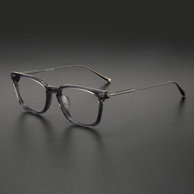 Zeng Yong Retro Ultra-Light Pure Titanium Glasses, Full-Frame, Prescription-Ready, Unisex.