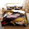 3D Cartoons Fullmetal Alchemist Printed Bed Set Duvet Cover Pillowcase Bedding Set Linen Sheet Quilt Cover Full Queen King Size
