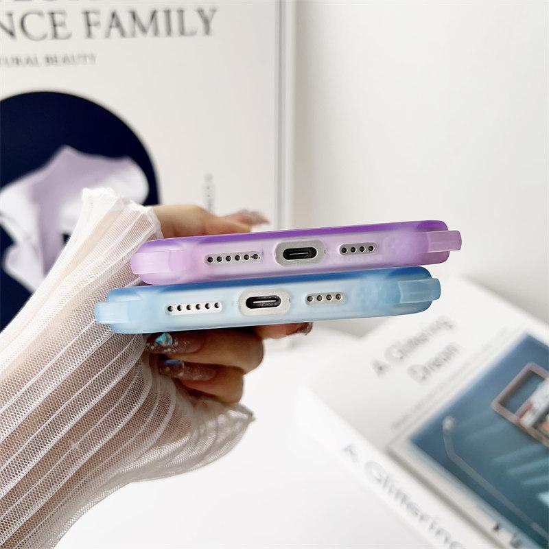 New Luxury Four-corner Anti-drop Frosted Case with Glitter Lens Film for iPhone 15 Pro Max 14 Plus 13 12 Pro 11 All-inclusive Anti-drop Cases