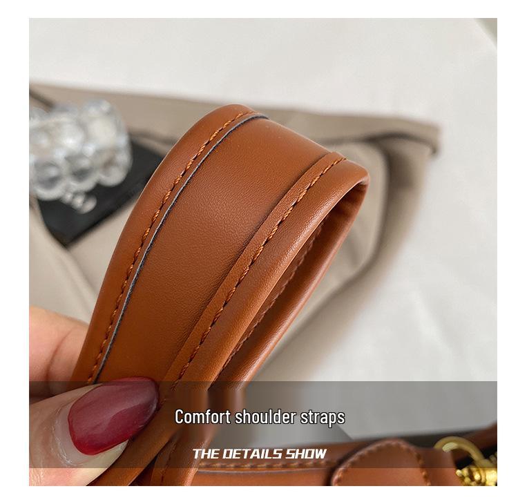 2025 Autumn Women's Versatile Large Capacity Retro Tote Bag for Daily Use and Commute