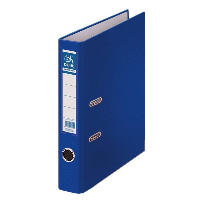Classeur A4 - DOHE - Archicolor - Bleu - Dos étroit - Levier haute qualité
