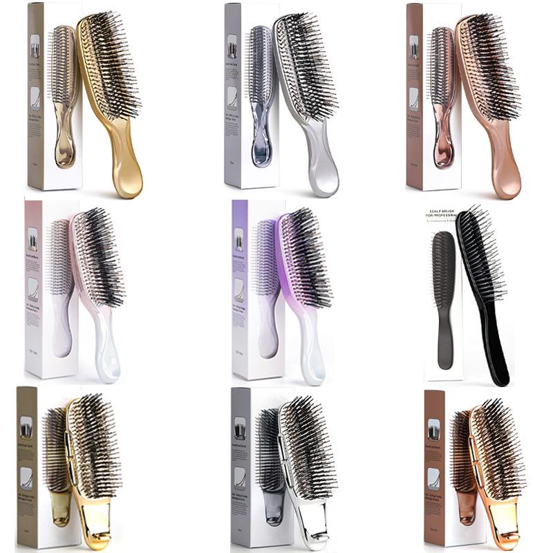 

Gold-Plated Anti-Static Massage Comb for Wet & Dry Hair Styling