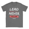 Leader Never Follow Leaders T Shirt Summer  100 Cotton T Shirts For Man Hipster Casual Tee Shirt Short Sleeve Y2K Funny Tees